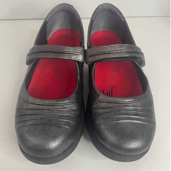 Abeo Rocs Bethan Pewter Mary Jane Shoes Women's Size 9 - Picture 8 of 10